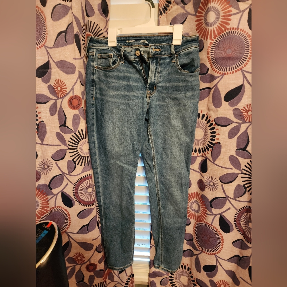 Old Navy Rockstar Super Skinny Mid Rise Jeans Size 8